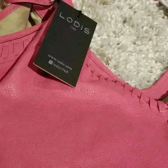 Lodis Whipstitch Leather Tote - Picture 4 of 6